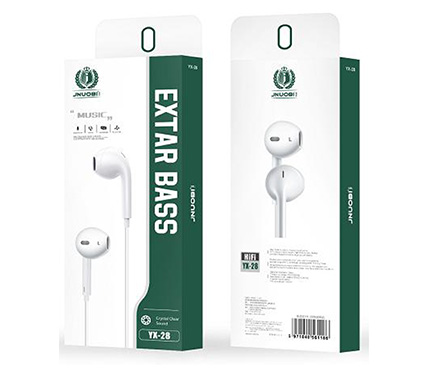 Jnuobi YX-28 in ear 3.5mm earphones