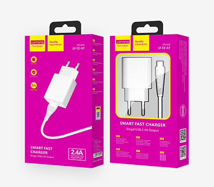 LeTang LT-TZ-37 2.4A Euro Smart Fast Charger set