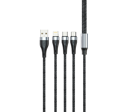 LeTang S13 100W fully compatible super fast charge one drag three data cable