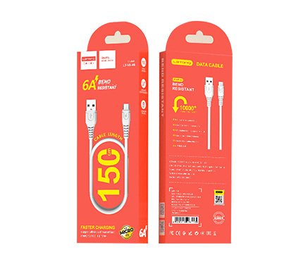 LeTang LT-V8-i6-TPC-45 1.5M 6A fast charge data cable