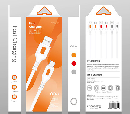 YooSng YS-31 6A max output fast charging usb data cable