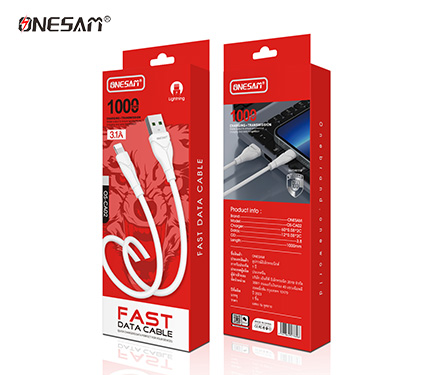 ONESAM CA02 3.1A output 1000mm fast data cable