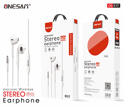 ONESAM E17 bass sound stereo earphone